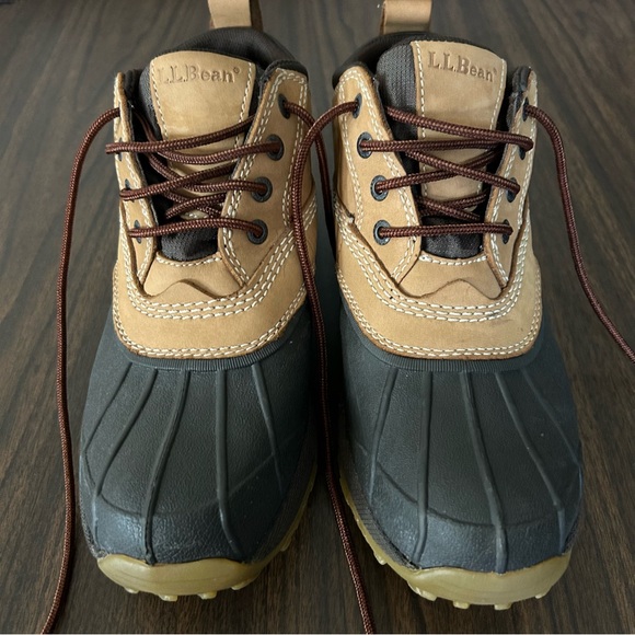 LL Bean Boots Shoes Women's Size 8.5 Duck Waterproof Hiking Rubber Rain Ankle - Picture 1 of 16